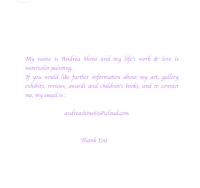 a thank you letter for a painting